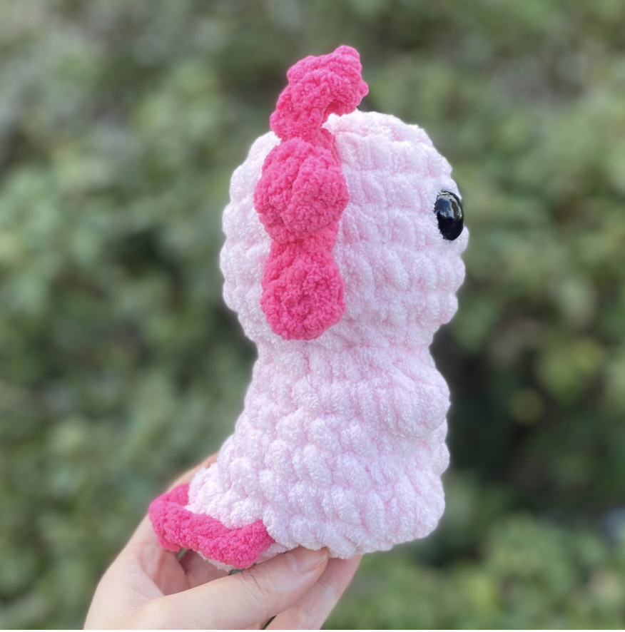 Mini Crochet Axolotl - Free No-Sew Amigurumi Pattern — The Mary Jay